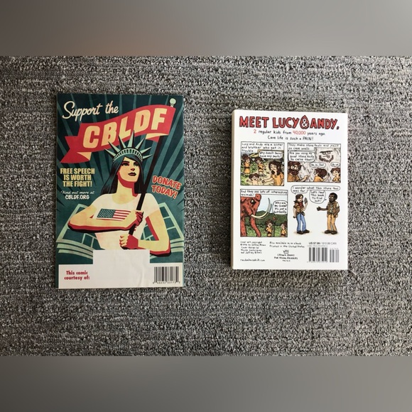 Lucy and Andy Neanderthal by Jeffrey Brown Bundle - Picture 2 of 6